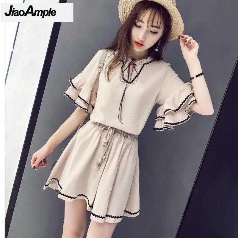 Vintage Fashion Fabrics - 2025 Summer New Shorts Suit Women
