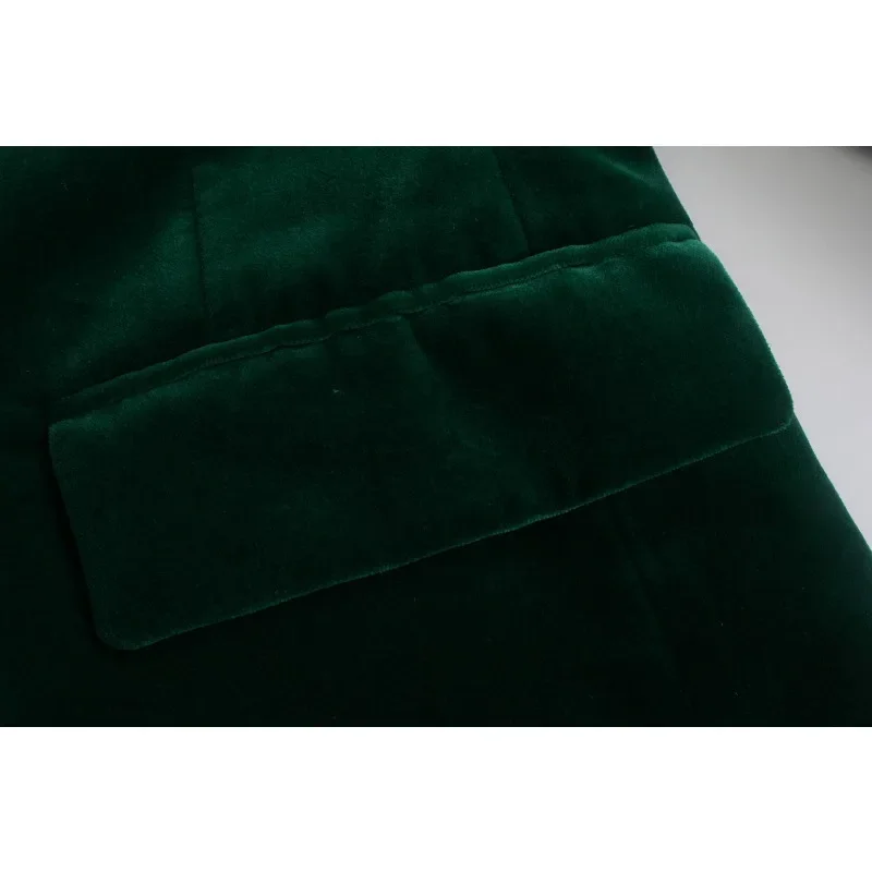 Elegant Velvet Women Blazer Fa - Velvet Blazer Vintage ulasan dan harga