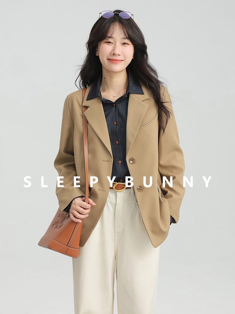 Elegant Vintage Loose Blazer J - Vintage Fashion Retro Outfit ulasan dan harga