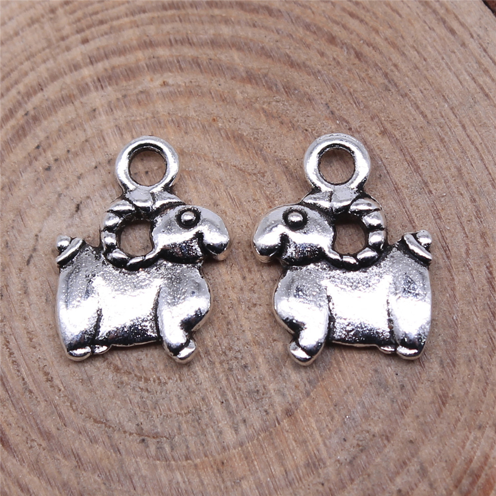 10pcs 11x14mm Antique Silver C - Vintage Fashion Tumblr ulasan dan harga