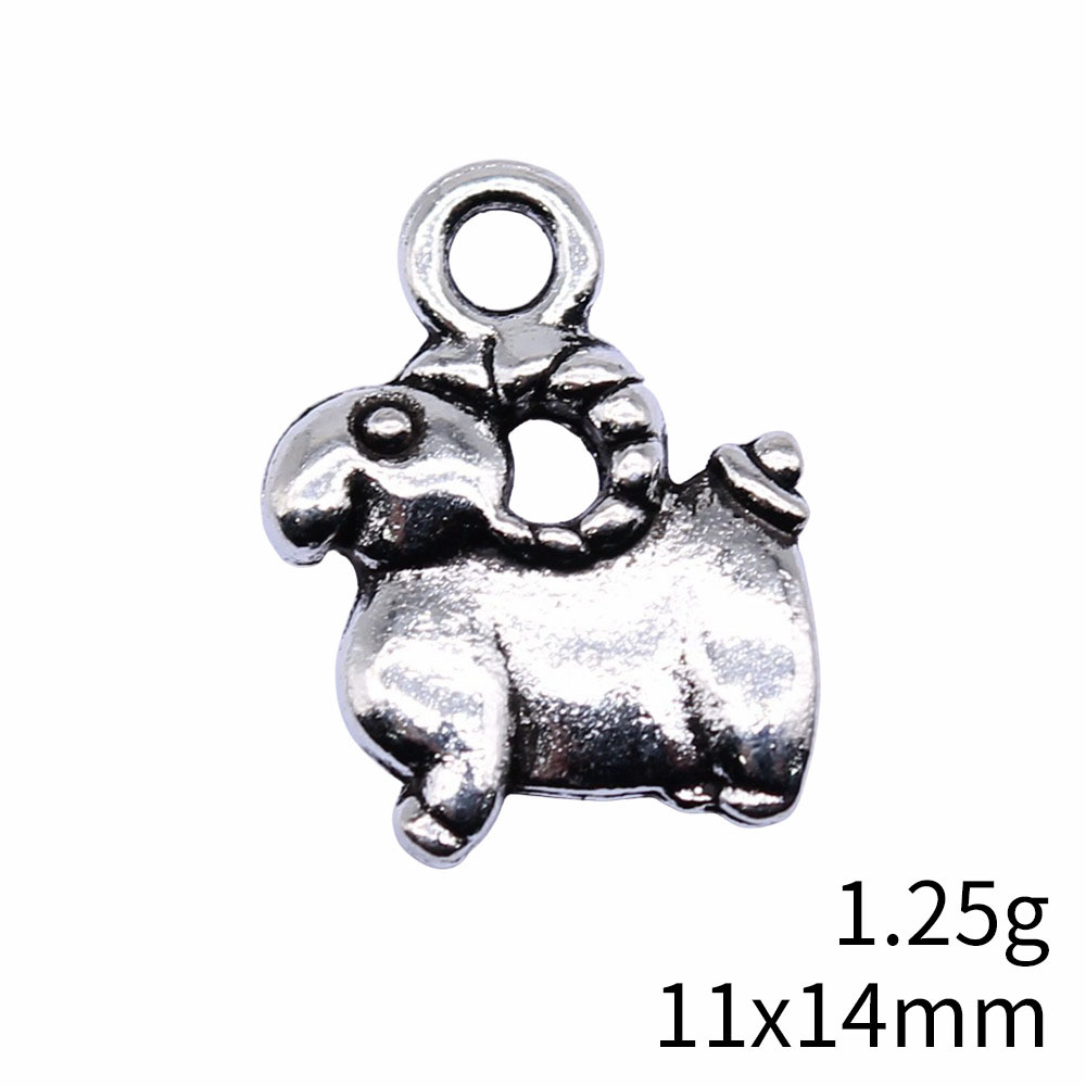 10pcs 11x14mm Antique Silver C - Vintage Fashion Tumblr ulasan dan harga
