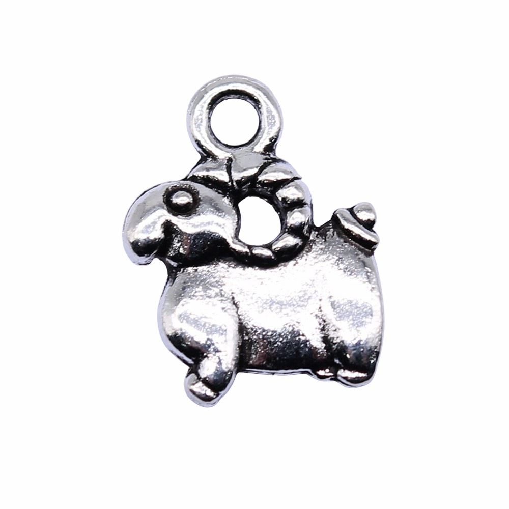 10pcs 11x14mm Antique Silver C - Vintage Fashion Tumblr ulasan dan harga