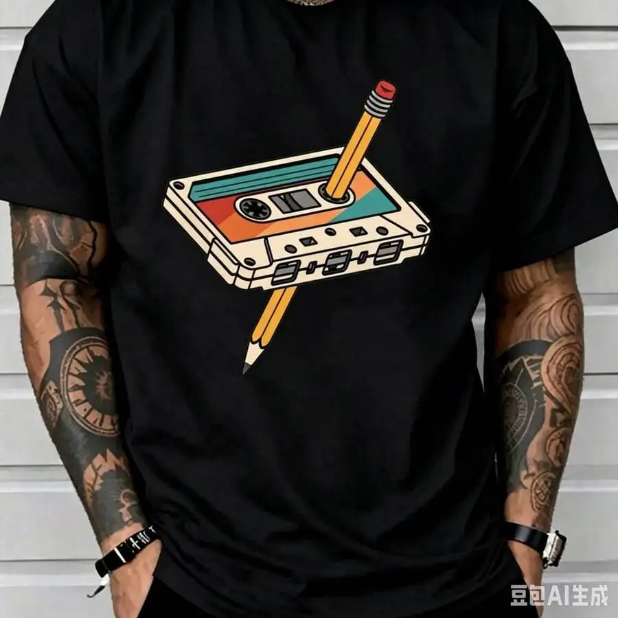 100% Cotton 80s 90s Retro Cass - Vintage Fashion Retro Outfit ulasan dan harga