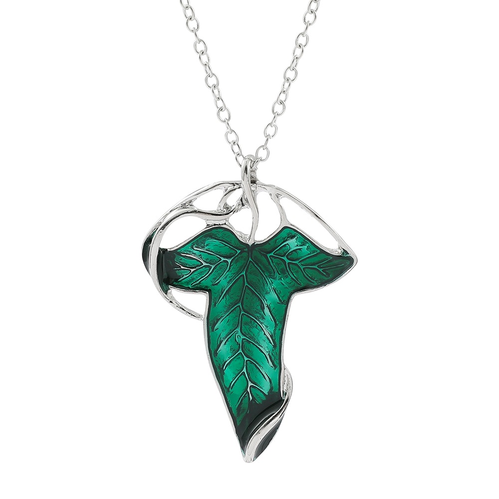 Vintage Green Leaf Pendant Nec - Vintage Fashion Tumblr ulasan dan harga