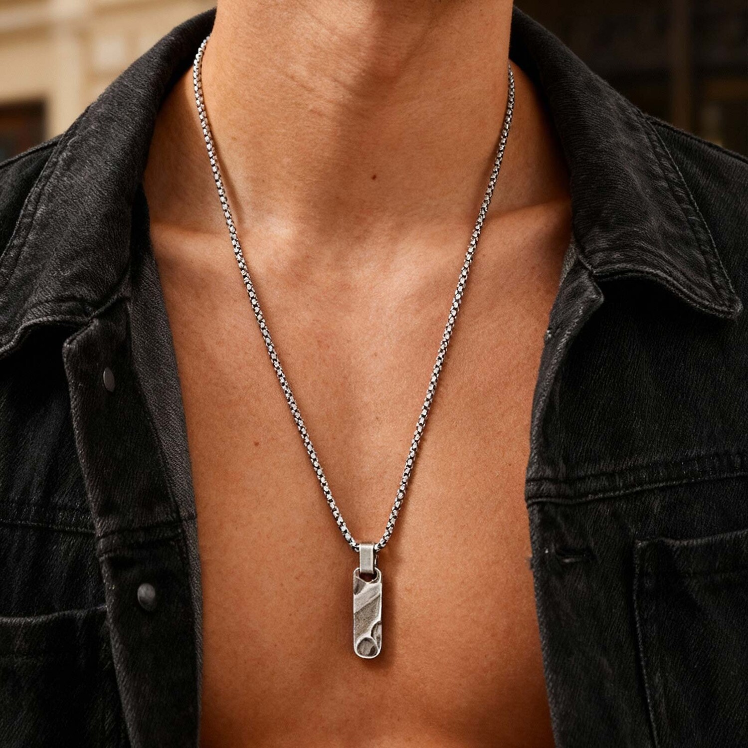 Small Dogtag Pendant Necklaces - Vintage Fashion Labels ulasan dan harga