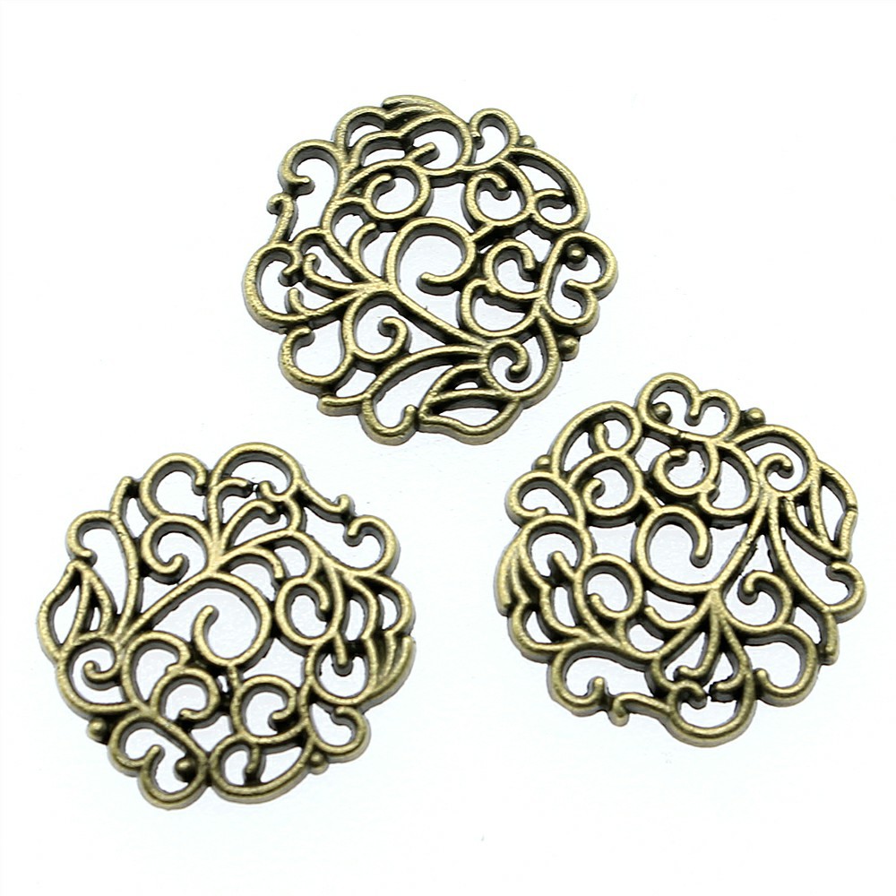 10pcs 18x18mm 2 Colors Antique - Vintage Fashion Tumblr ulasan dan harga