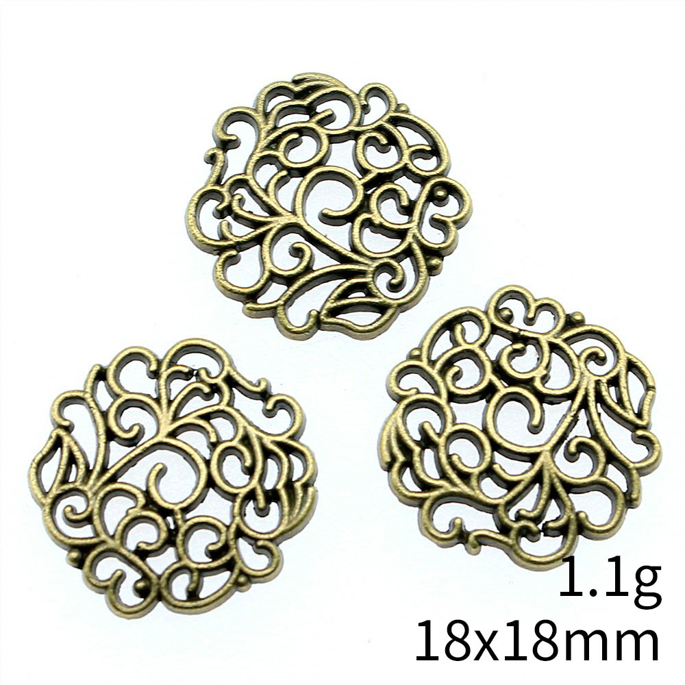10pcs 18x18mm 2 Colors Antique - Vintage Fashion Tumblr ulasan dan harga