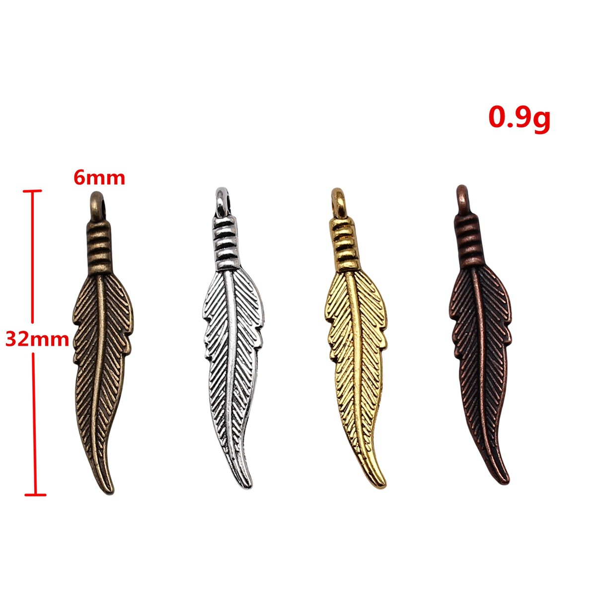 Hollow Feather Charm Leaf Char - Vintage Fashion Tumblr ulasan dan harga