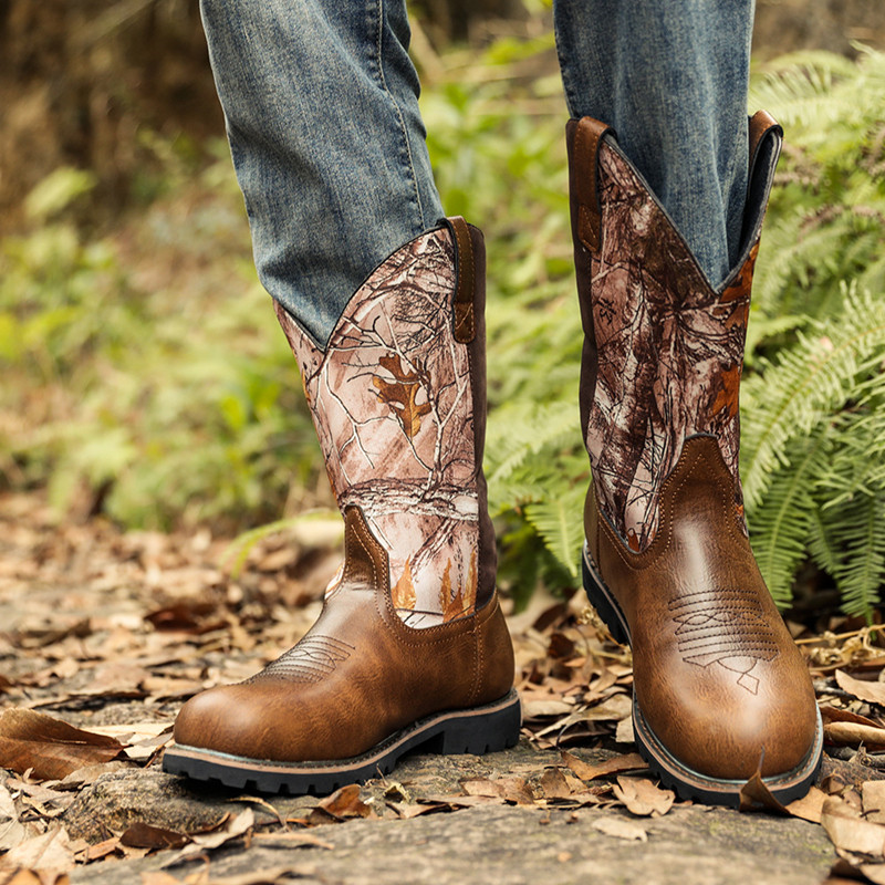 Men's Boots Classic Handmade E - Vintage Fashion Fabrics ulasan dan harga