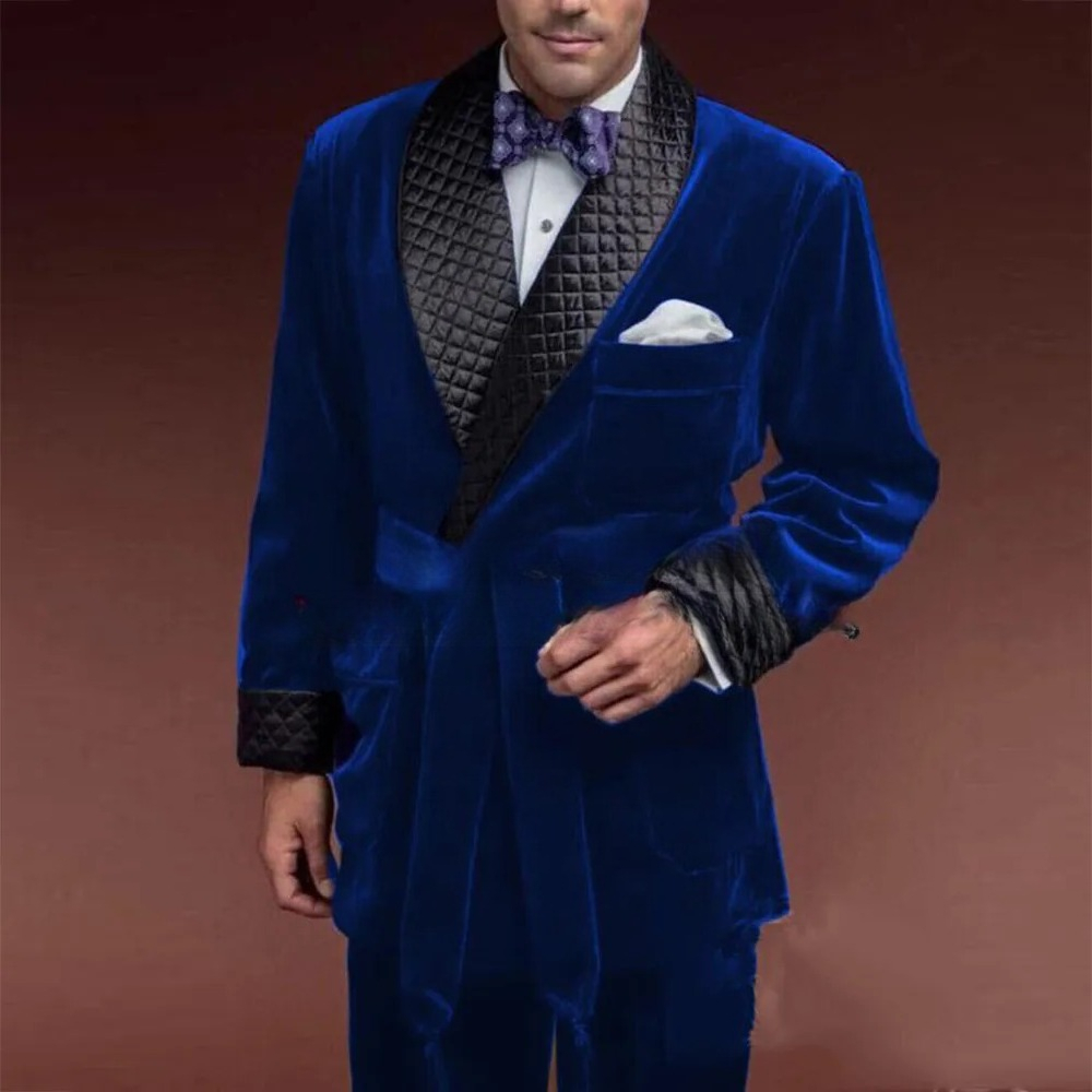 Green Velvet Smoking Suit Jack - Velvet Blazer Vintage ulasan dan harga