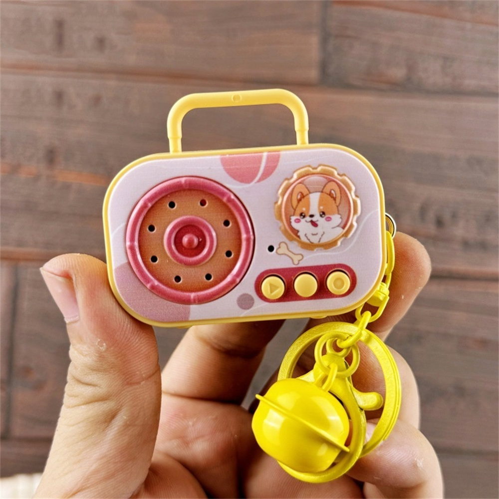 Mini Vintage Recorder Keychain - Vintage Fashion Toys ulasan dan harga