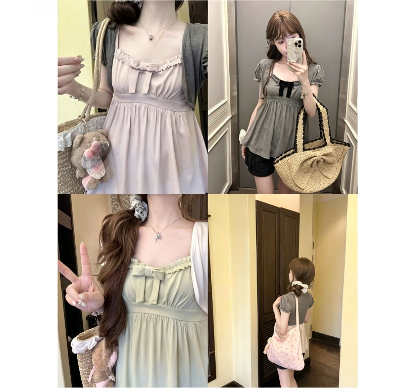 Korean Y2k Kawaii Two Piece To - Vintage Fashion Retro Outfit ulasan dan harga