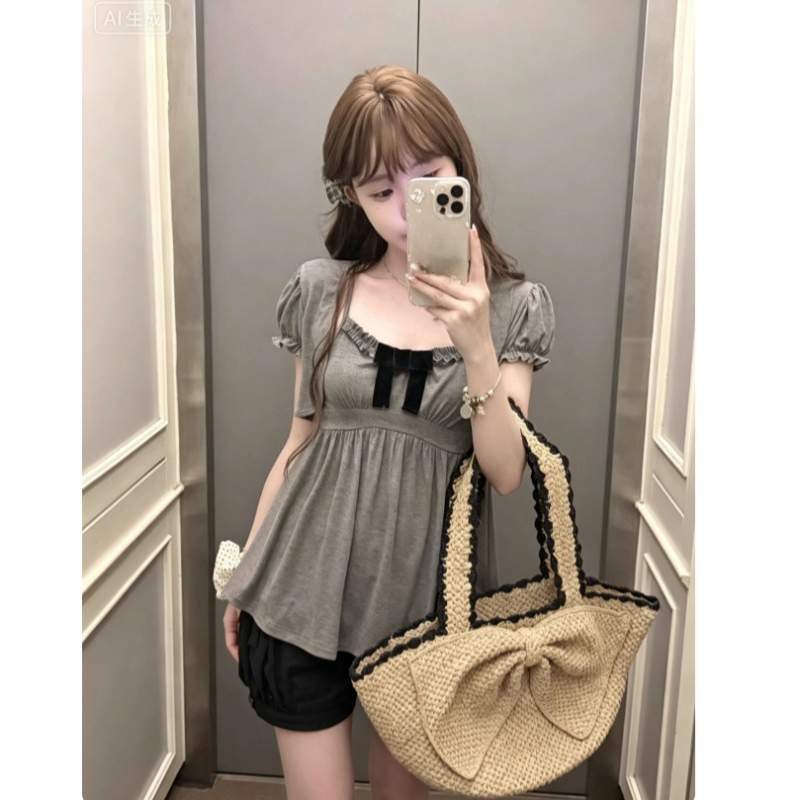 Korean Y2k Kawaii Two Piece To - Vintage Fashion Retro Outfit ulasan dan harga