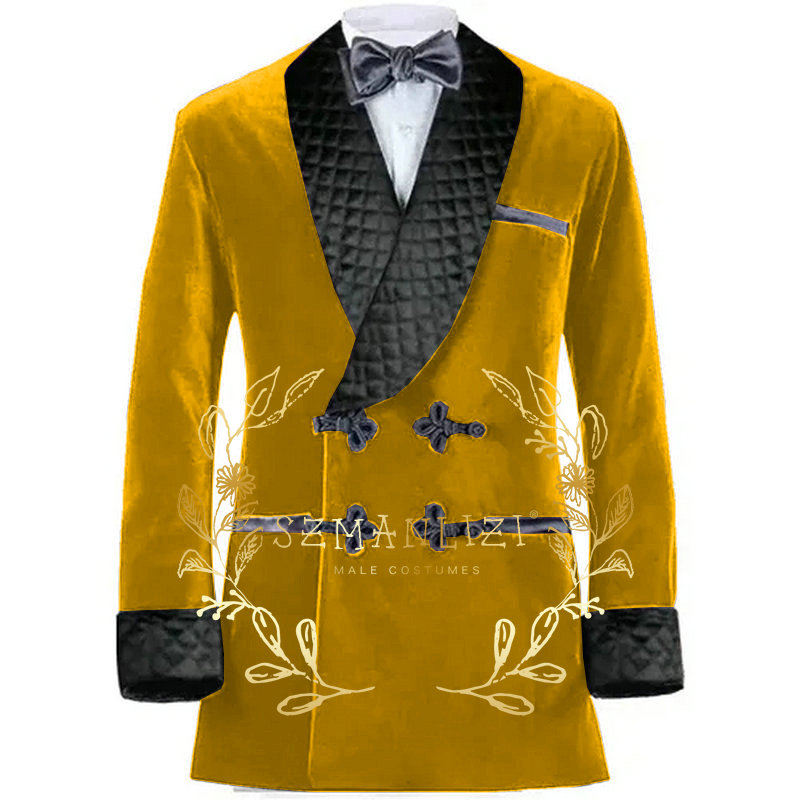 Double Breasted Purple Velvet  - Velvet Blazer Vintage ulasan dan harga