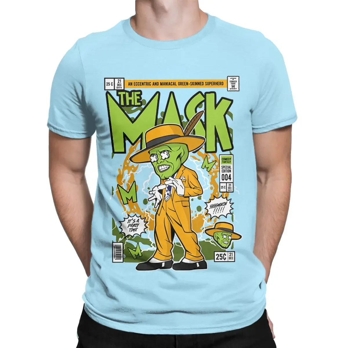 Vintage Movie USA Jim Carrey T - Vintage Fashion Fabrics ulasan dan harga