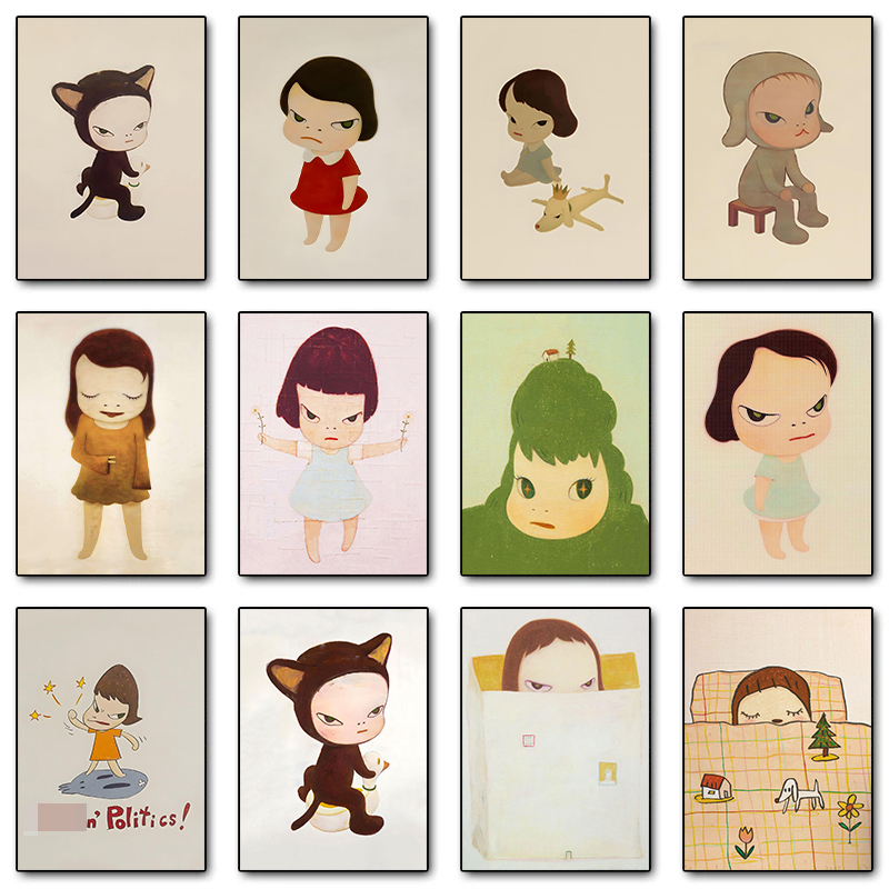 1pc frameless canvas painting  - Vintage Fashion Wall Art ulasan dan harga